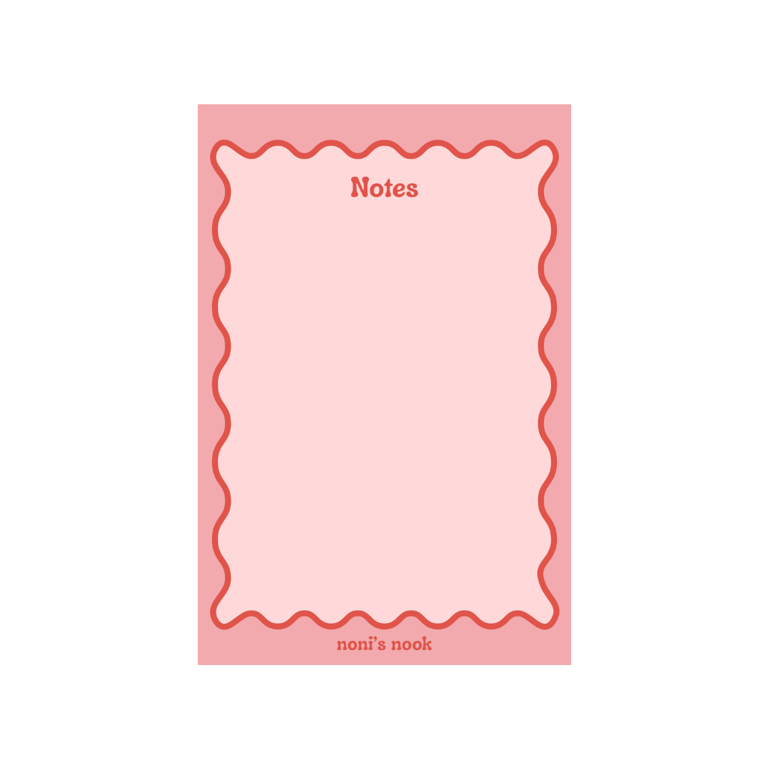 Fun Pink Notepad