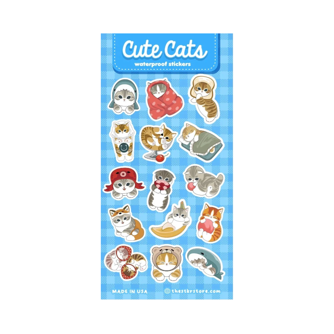 Cute Cats Sticker Sheets