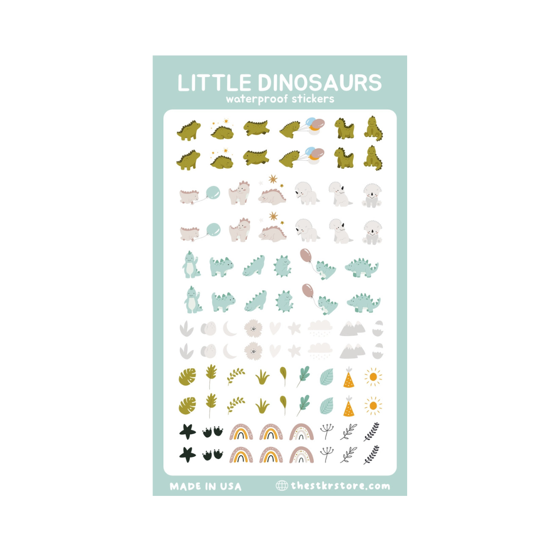 Little Dinosaur Sticker Sheet