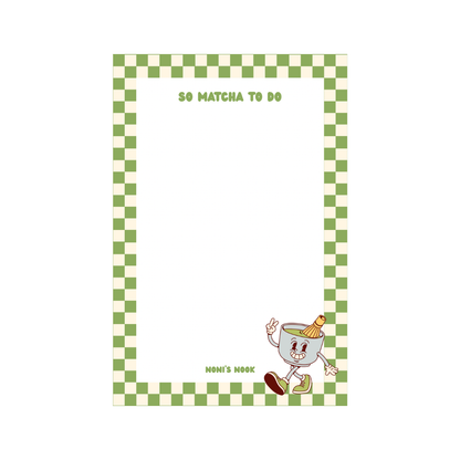 So Matcha To Do Notepad