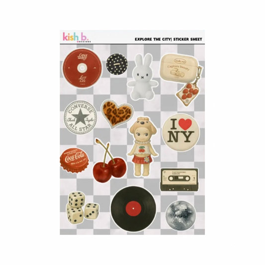 Explore the City Sticker Sheet