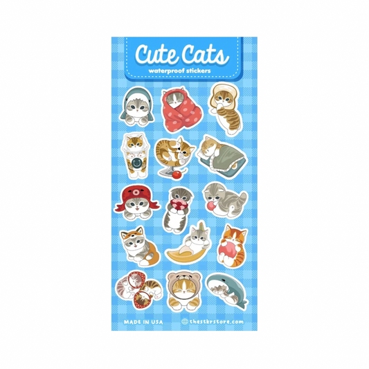 Cute Cats Sticker Sheets