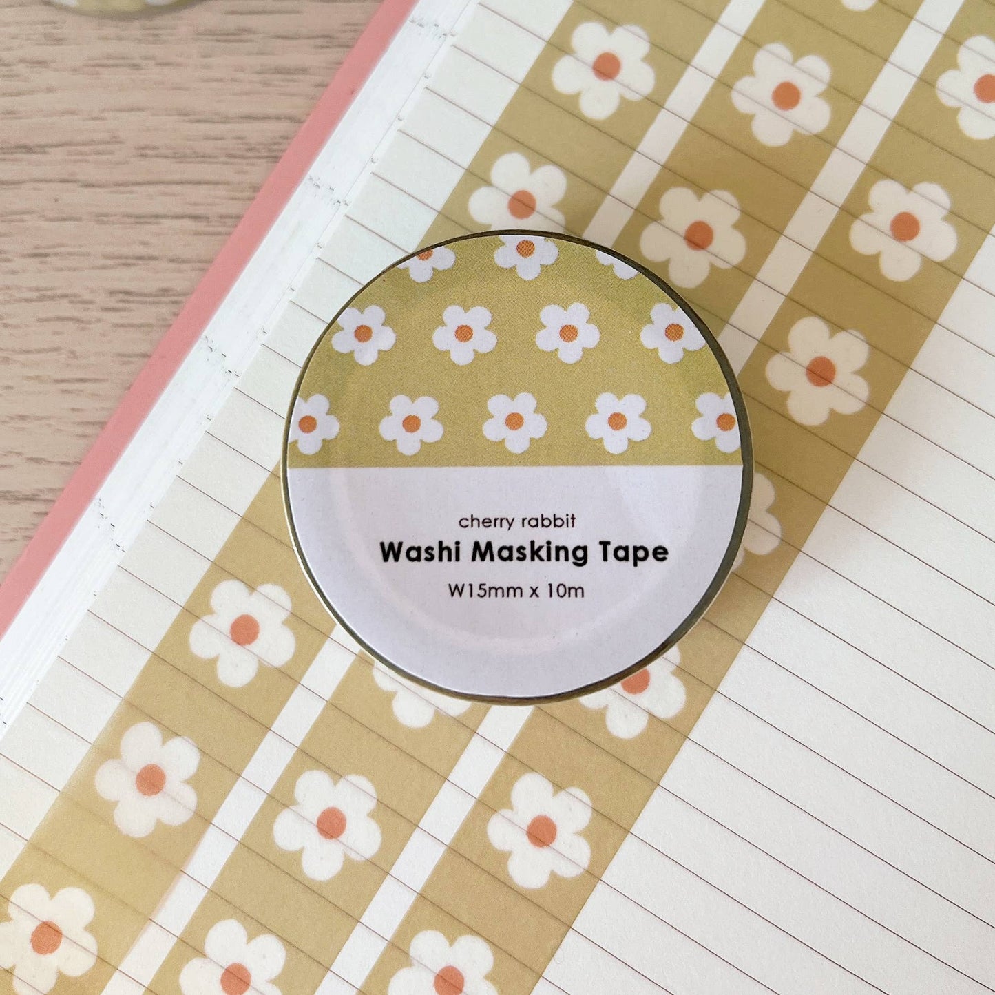 Pastel Daisies Washi Tape
